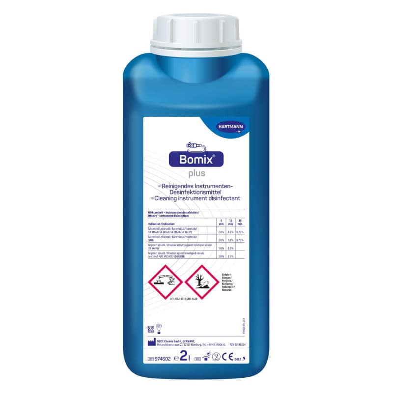 Bomix® plus Instrument Disinfectant 2 litre bottle