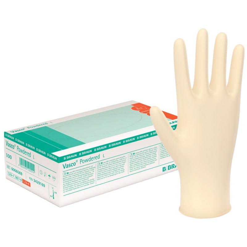 Vasco® Powdered Latex Gloves L