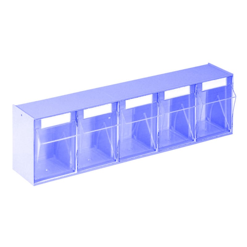 Cannula and Syringe Dispenser 5 Chutes | Blue