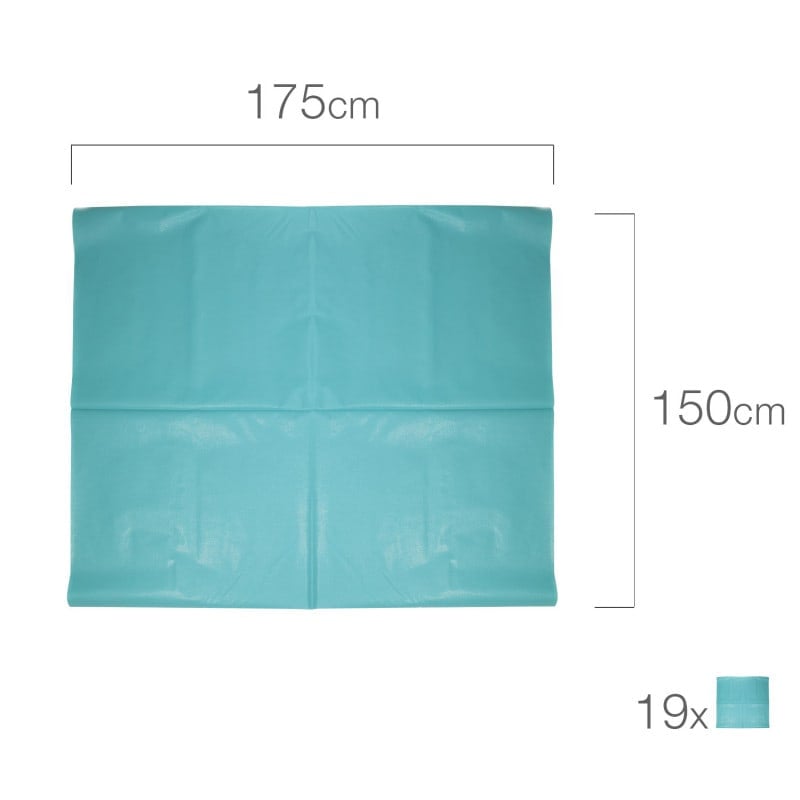 Foliodrape Protect Surgical Drapes, Self-Adhesive 150 x 175cm (19 drapes)