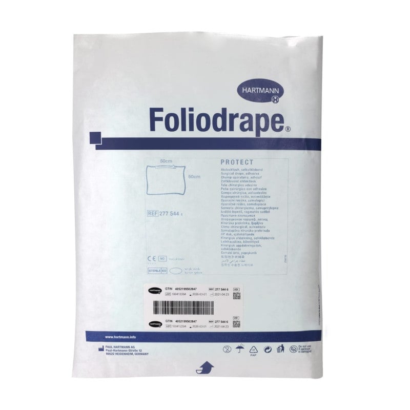 Foliodrape Protect Surgical Drapes, Self-Adhesive 45 x 75cm (60 drapes)