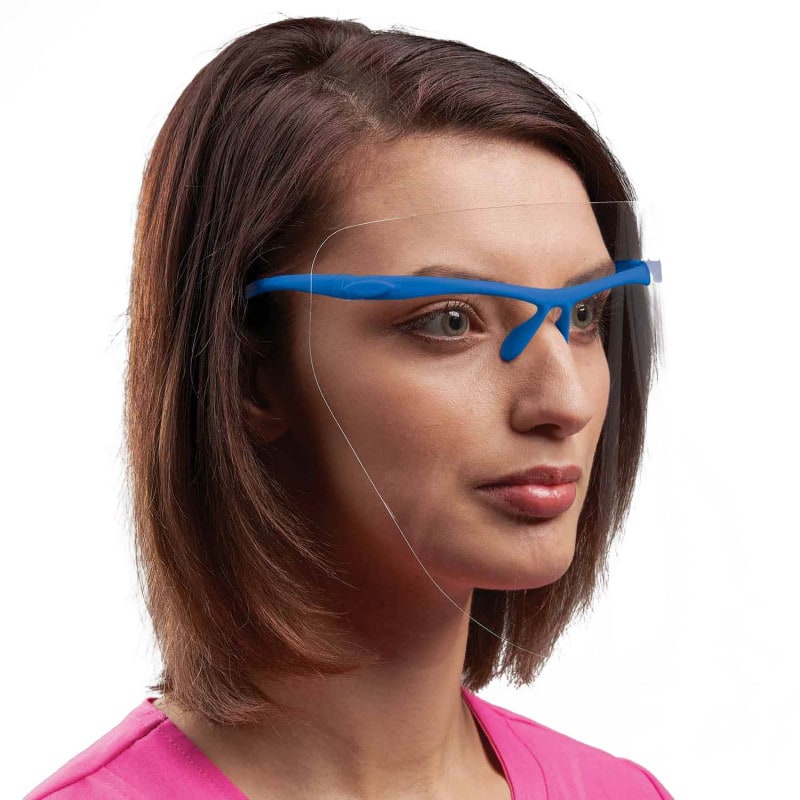 Proto-Cam® Smart Face Shield blue