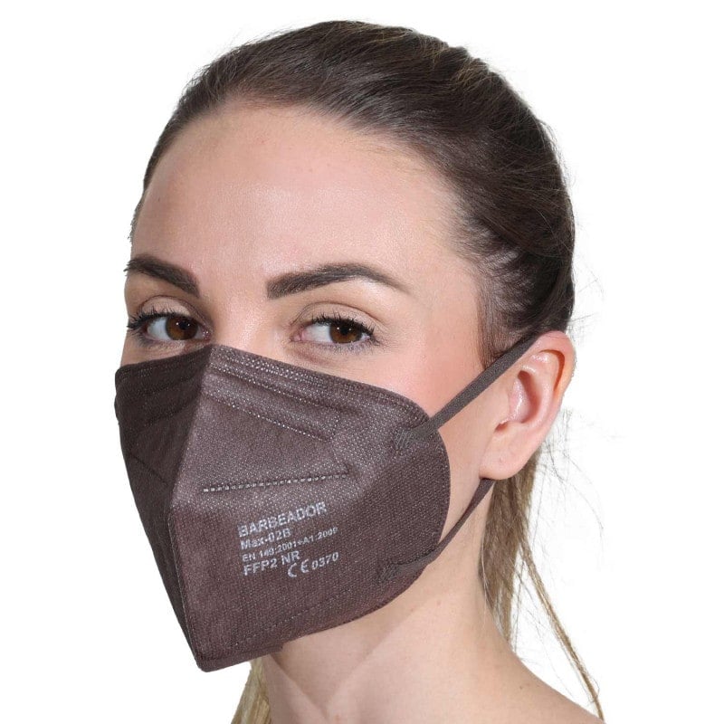 Coloured FFP2 Mask brown