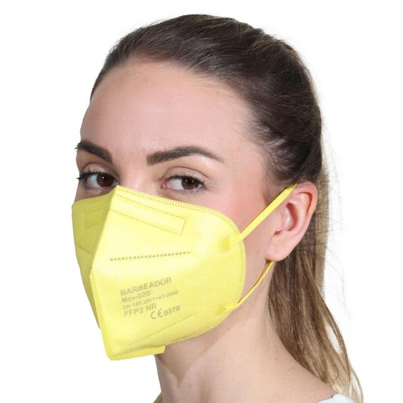 Coloured FFP2 Mask yellow