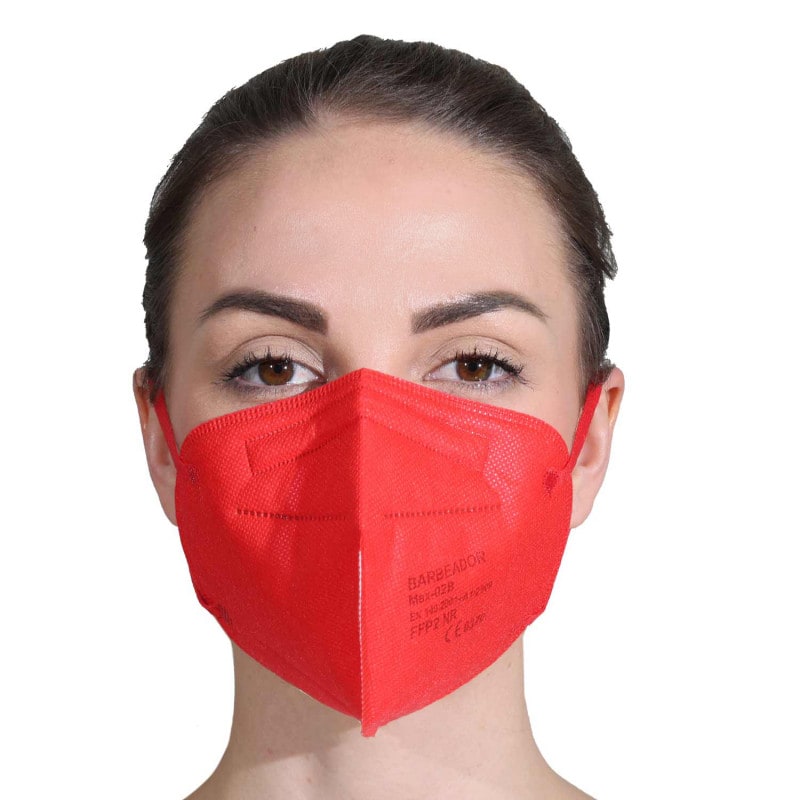 Coloured FFP2 Mask red