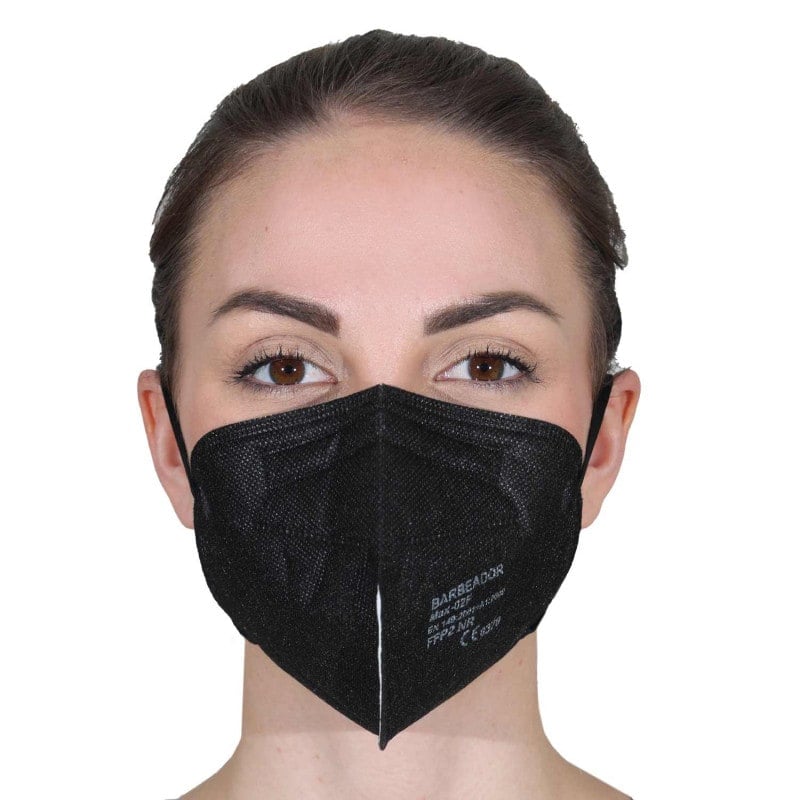 Coloured FFP2 Mask black