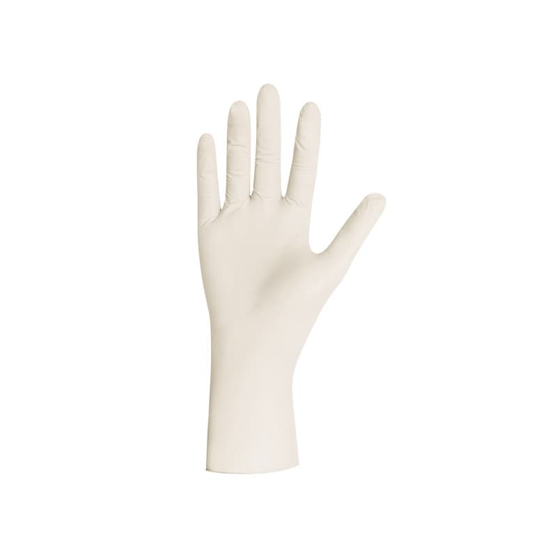 Natural Latex Examination Gloves L