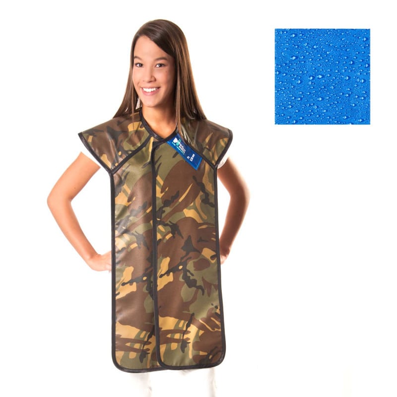 Dental Panoramic Apron blue water droplets (#3-1)