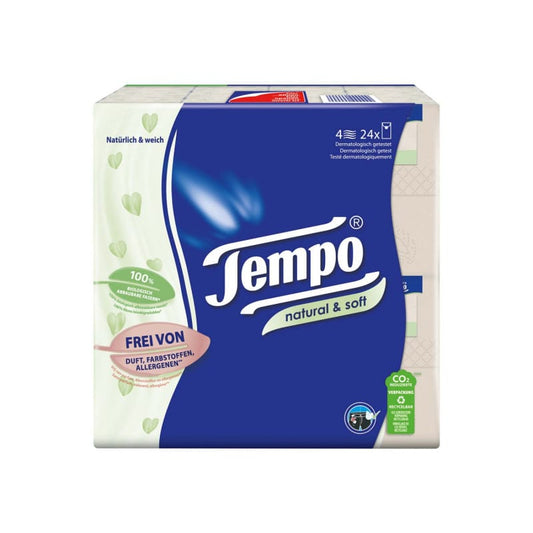 TEMPO Tissues Natural & Soft Individual packs