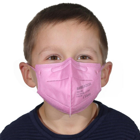 Coloured FFP2 Mask for Children pink