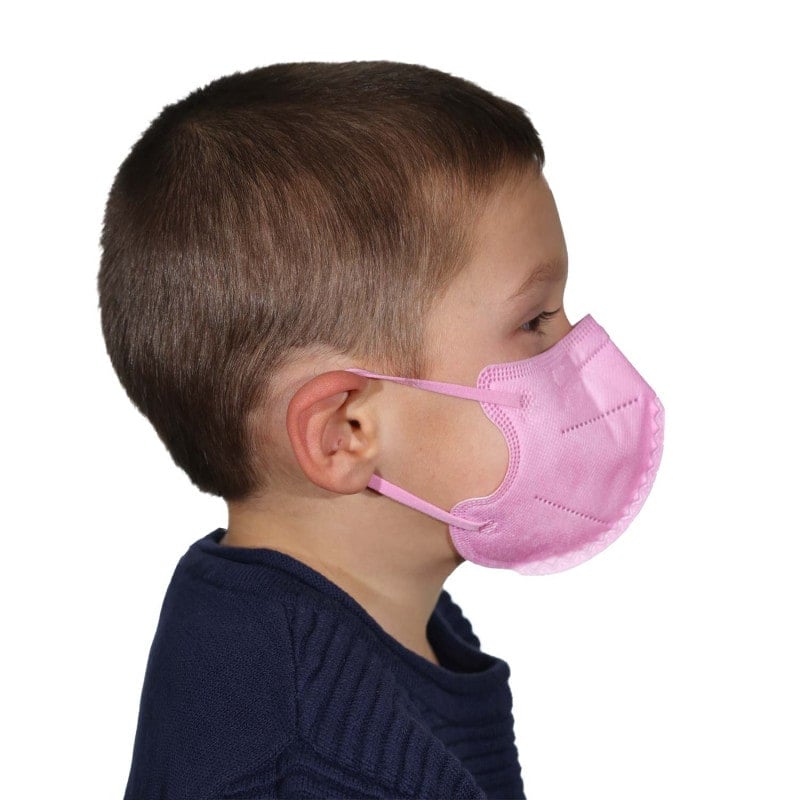 Coloured FFP2 Mask for Children pink