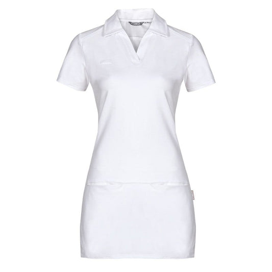 Tamara Long Polo Shirt S | white