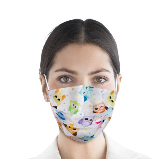 Teqler Surgical Masks with Design owl