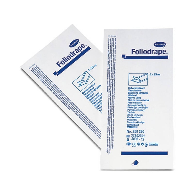 Foliodrape Adhesive Surgical Strips 10 x 50 cm, individually sterile packed (blue)