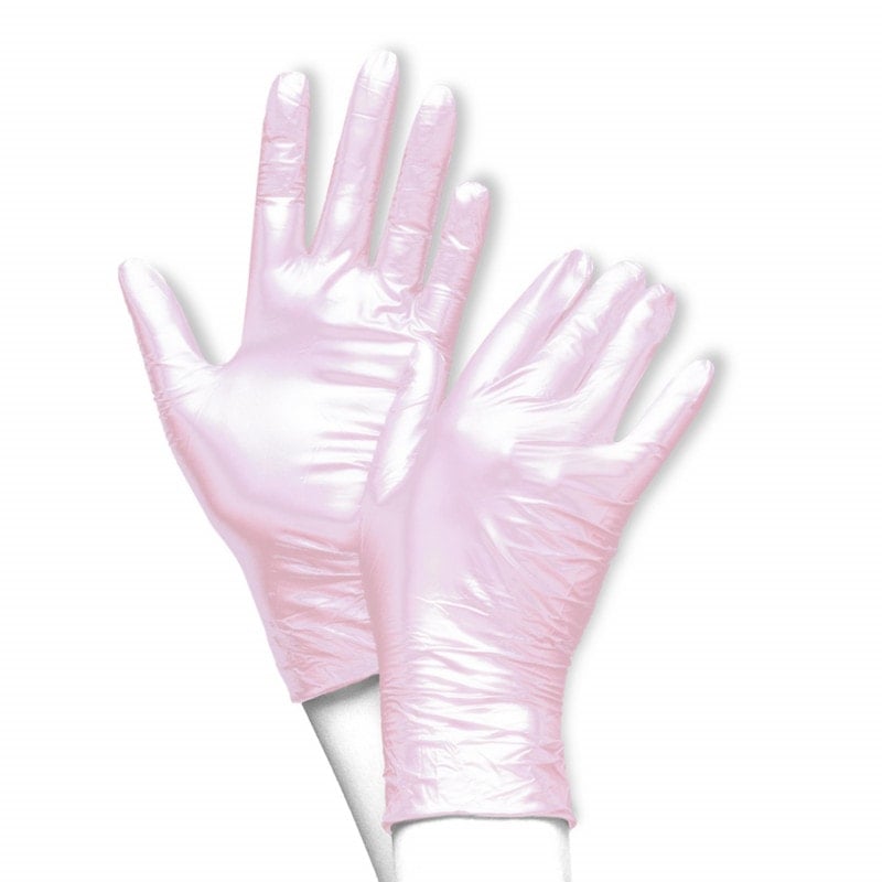 Unigloves FANCY Nitrile Gloves rose | M