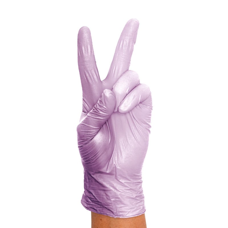 Unigloves FANCY Nitrile Gloves violet | S