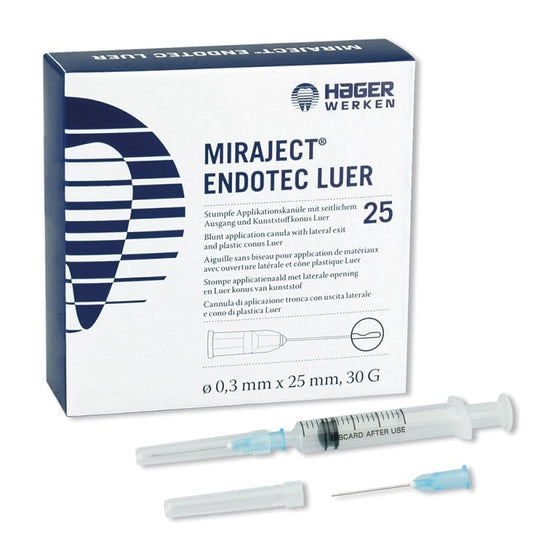 Miraject Endotec 21G, 0.8 x 25 mm (green)