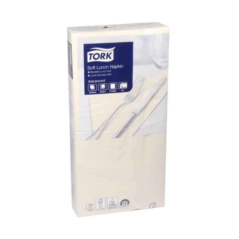 Tork Soft Napkins sand | 33 x 33 cm