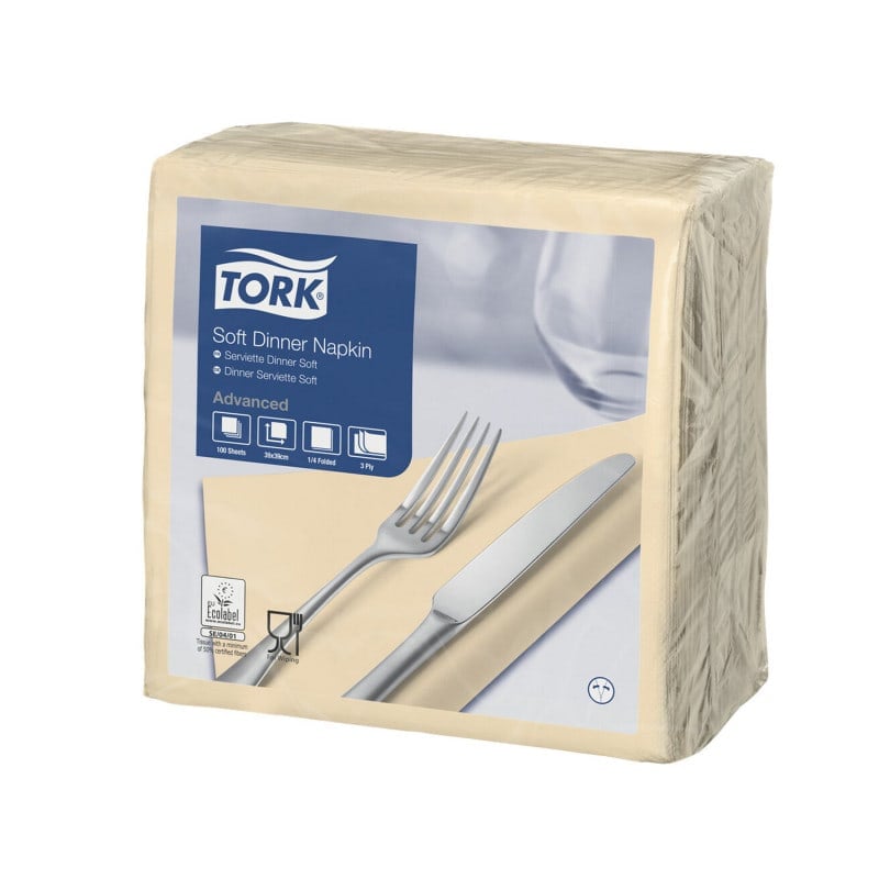 Tork Soft Napkins sand | 39 x 39 cm