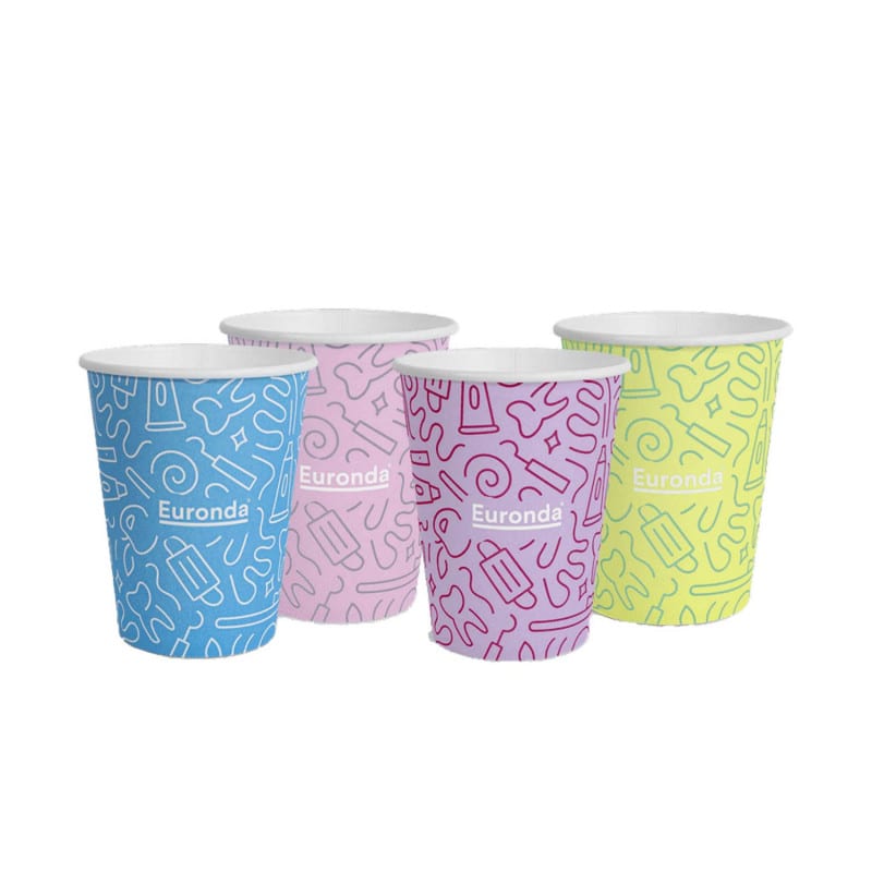 Monoart Graffiti Paper Cups purple