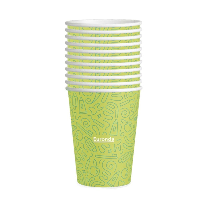 Monoart Graffiti Paper Cups green