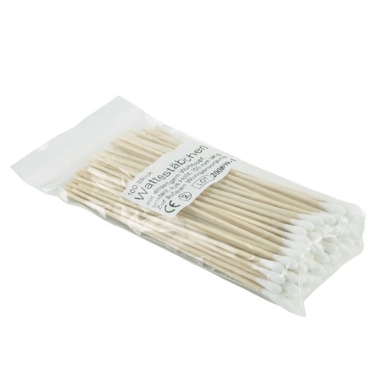 Cotton Swabs, 100 pieces.