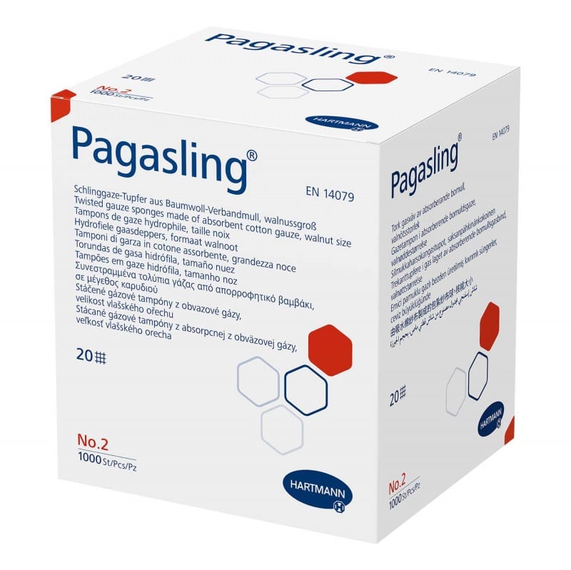 Pagasling Swabs, Non-sterile Size 2 (walnut-sized), 1000 pieces