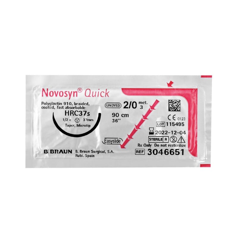 Novosyn® Quick DS 19, 2/0 (3)