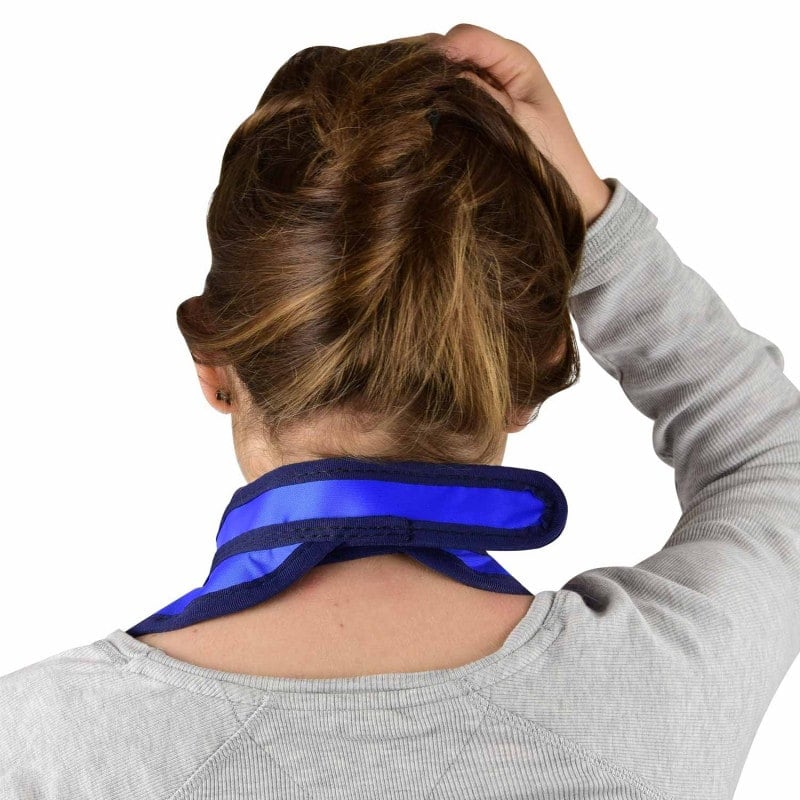 Thyroid X-Ray Protection Collar royal blue